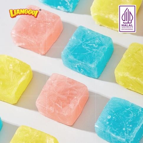 

UFO-2025 [HALAL] Lianggui Cryseal Candy Permen Lunak Peleed Fudge Aneka Rasa Stroberi/Jeruk/Lychee/Mangga/Krim Buah/Candy Corno 108g Kue Lebaran Best Seller Enak Cemilan Murah