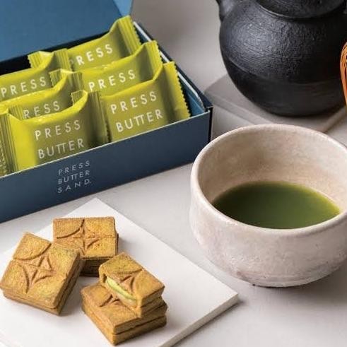 

Ready Press Butter Sand Japan Matcha 5 Cookies Snack Import Japan Jepang Original