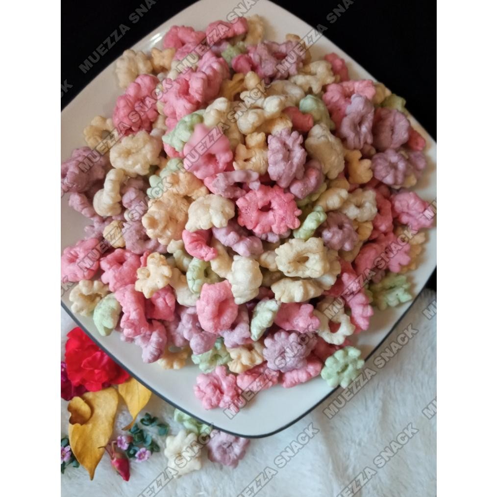 

h-4 Cemilan Cin Cin Kembang Sakura Isi 1 Kg / Makanan Reingan / Camilan Ringan Sale