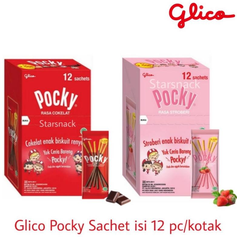 

ew-45 Pocky Sachet Stik Biskuit isi 12sachet/pak Termurah