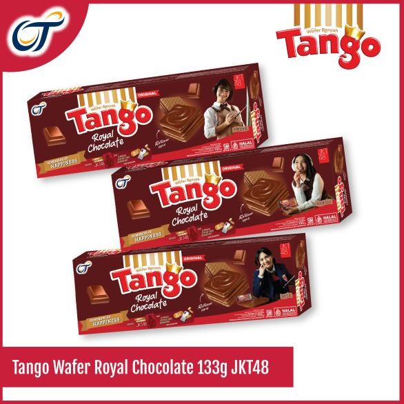 

New Tango Wafer Royal Chocolate 133Gr Exclusive Jkt48 - [Isi 3 Pcs] Limited Edition