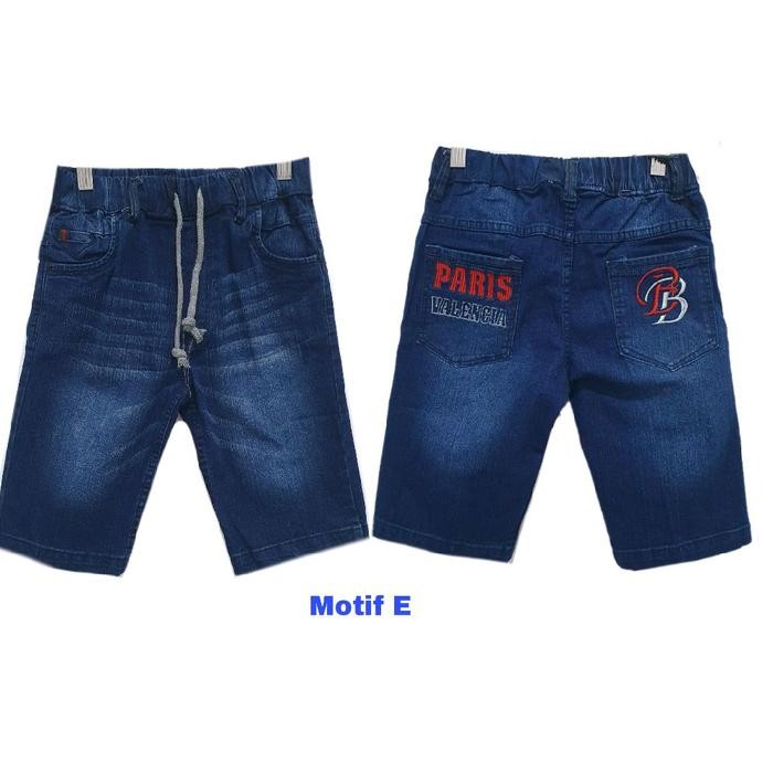 Celana Soft Jeans Pendek Stretch Anak Laki Import 5- 18 Tahun Celpen Jeans Anak Tanggung / Remaja/