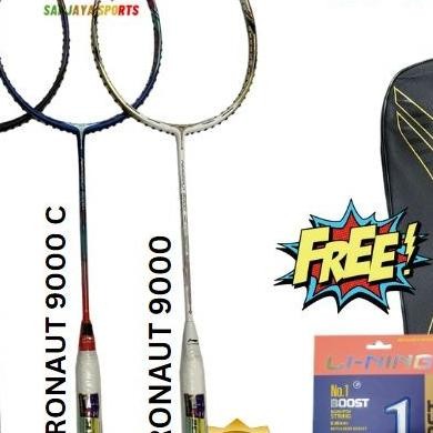 LINING AERONAUT 9000 9000D DRIVE RAKET BADMINTON ORIGINAL Terlaris