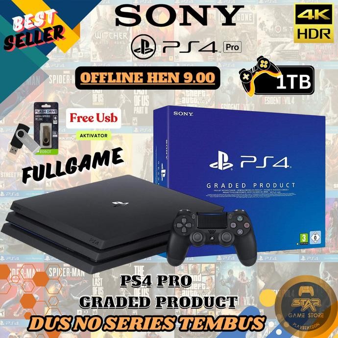 Playstation 4 Pro 4K Graded Product Original Dan Terpercaya