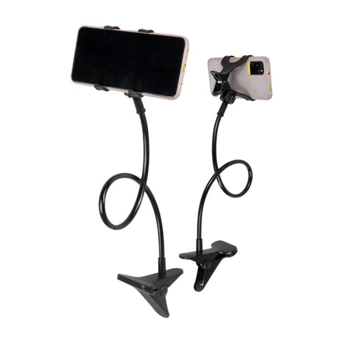 stand holder lazypod hp monopod tripod hp fleksibel jepit meja [kualitas terbaik]