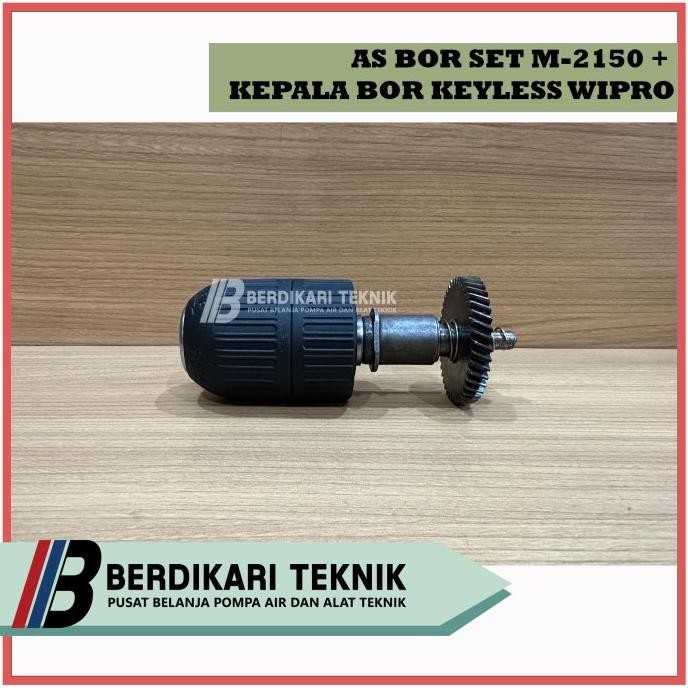 =====] As Bor M 2150 M2150 M-2150 Modern Set + Kepala Bor Keyless Wipro + Baut Pengunci