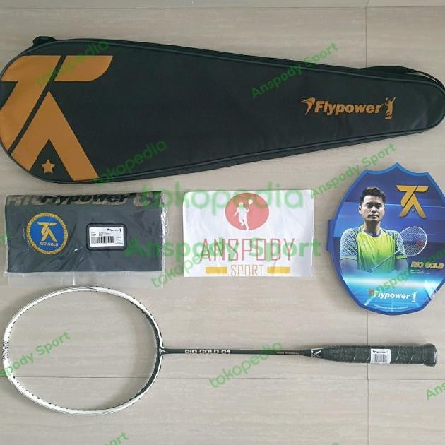 RAKET BADMINTON FLYPOWER RIO GOLD C1 Terlaris