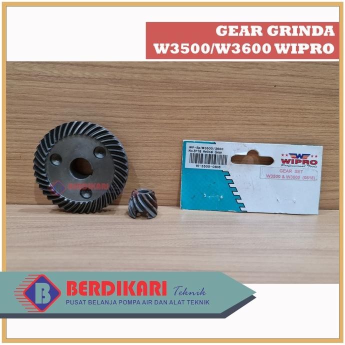 hanya disini] Gigi Nanas / Gear Mesin Gerinda 5" 6" W3500 W3600 W 3500 W 3600 WIPRO