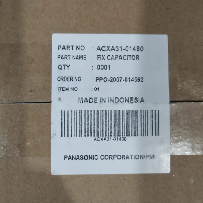 KAPASITOR COMP 50 UF + FAN 2 UF AC PANASONIC 2 PK TYPE YN18TKJ
