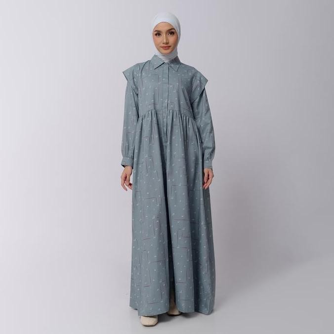 Best Sales Zm Zaskia Mecca - Galya Gamis Dress Wanita Muslim Simple - Aksara Nusantara - Edisi Aksar