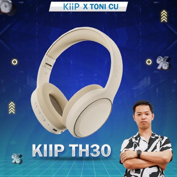 Promo [Exclusive Toni_Cu] Kiip Wireless Th30 Headphone Bluetooth Earphone Headset Earphones Headphon