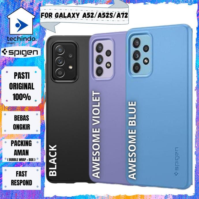 Case Samsung Galaxy A52 / A72 Spigen Thin Fit Slim Hybrid Casing