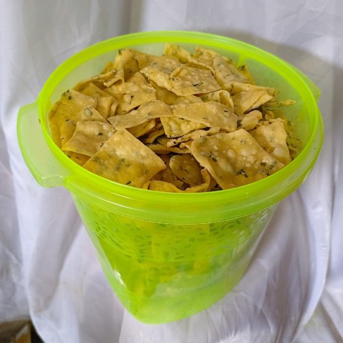 

BARANG TERLARIS keripik bawang toples Putih Food