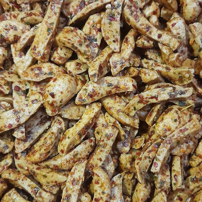 

BARANG TERLARIS Basreng Daun Jeruk Lalada 1kg pedas spices