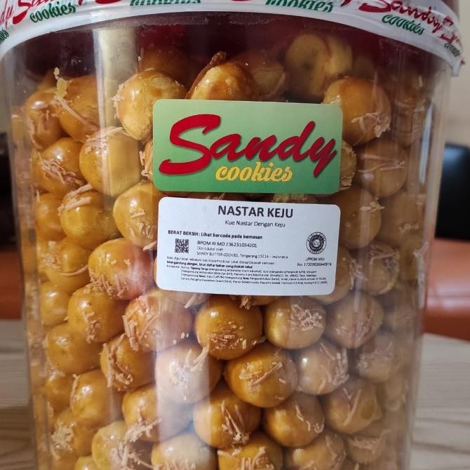 

New Kue Sandy / Nastar Keju Sandy / Kue Sandy Nastar Keju 300Gram Pengiriman Cepat