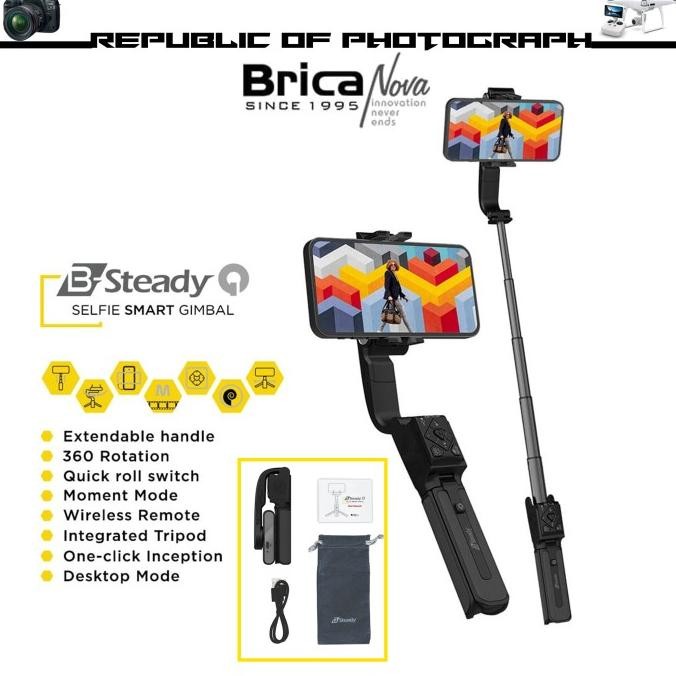 Brica B-Steady Q Selfie Smart Gimbal Stabilizier / Brica B-Steady Q New Stok