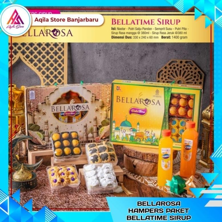 

Bellarosa Paket Kue Lebaran Exp : 2026 / Bellarosa Paket Kue Kering Berkah / Bellarosa Hampers Paket Platinum / Bellarosa Paket Sirup Jeruk Diskon