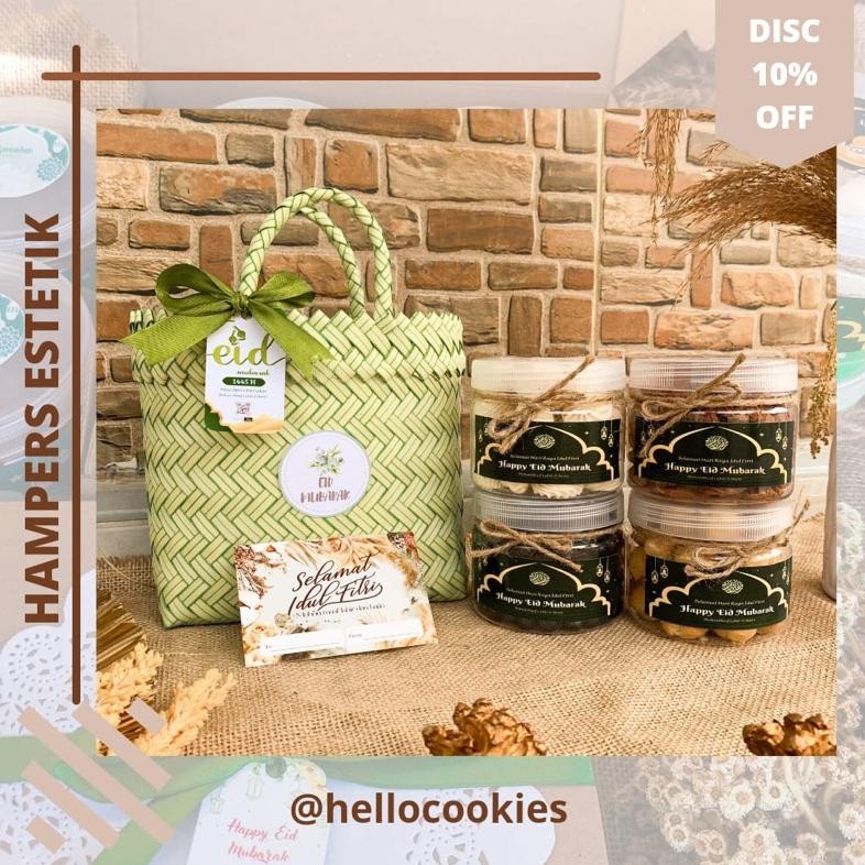 

Hampers Kue Kering Lebaran Estetik/Hampers Anyaman/Hampers Murah/Gift Birthday/Gift Wedding/Hampers Natal Diskon Setengah Harga
