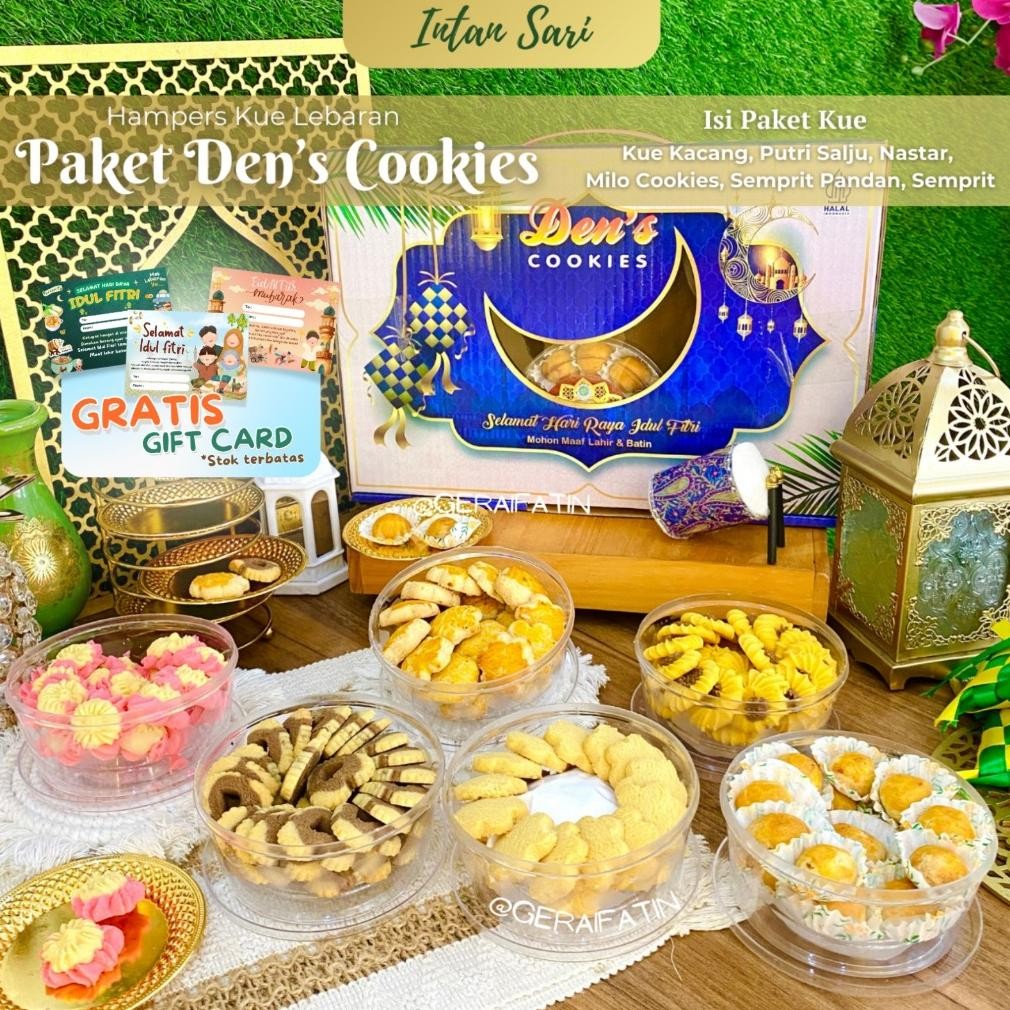 

Intan Sari Den'S Cookies Paket Kue Kering 6 Toples Parsel Dibuat Tahun 2025 Terlengkap Dan Termurah