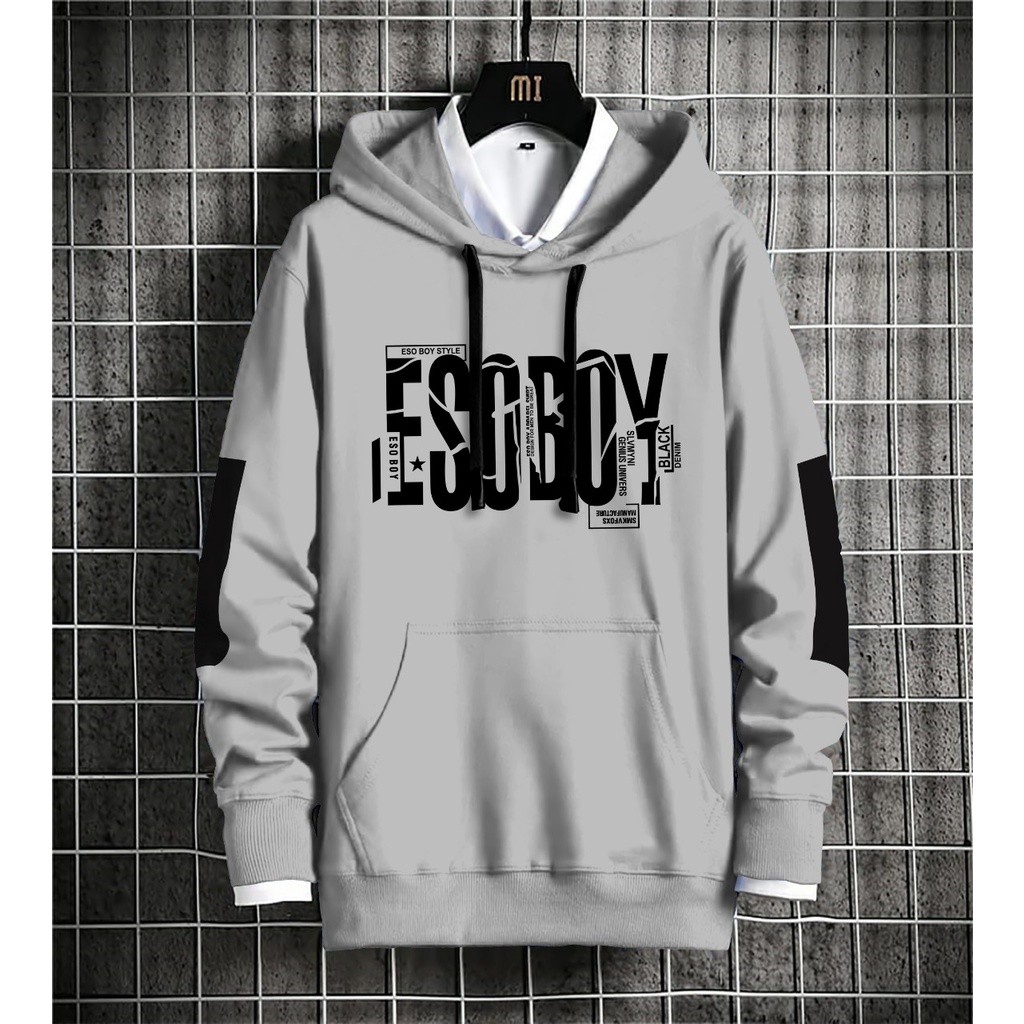 TS SWEATER ESDBOY / HOODIE ESOBOY JUMPER PRIA WANITA BAHAN FLEECE UKURAN S M L XL XXL XXXL