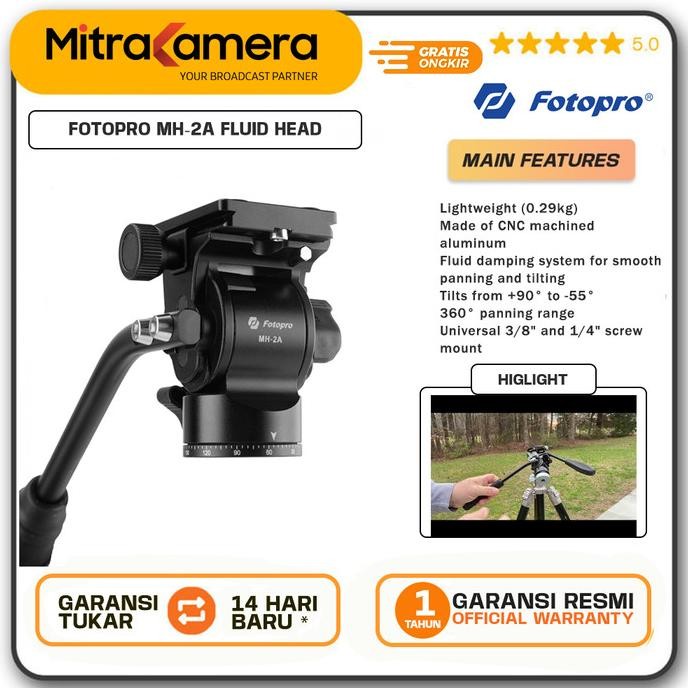 Fotopro Mh-2A Fluid Head Original New Stok
