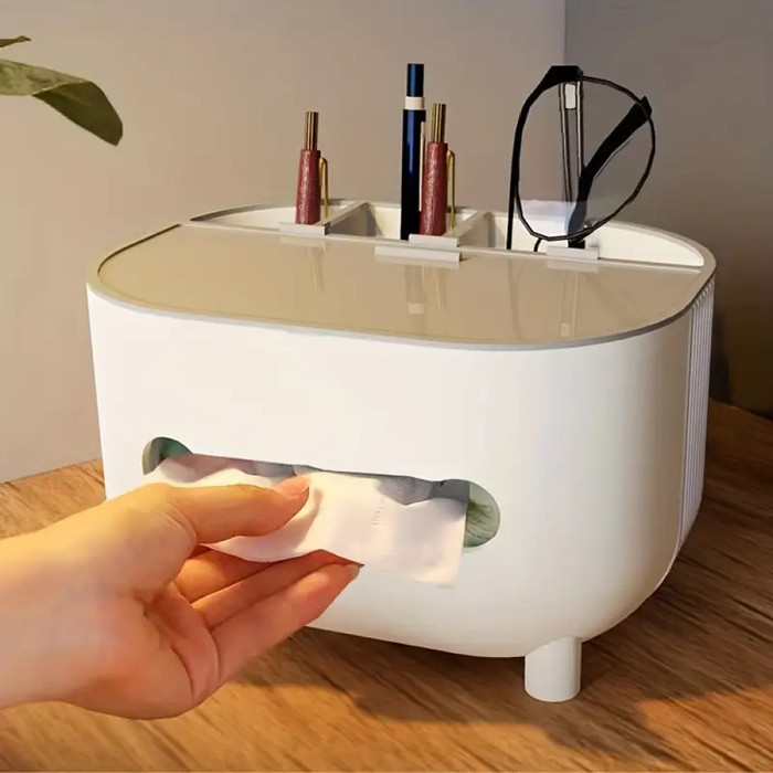 POTONGAN HARGA KOTAK TEMPAT TISU TAFF MULTIFUNGSI STORAGE ORGANIZER TISSUE BOX SXK6