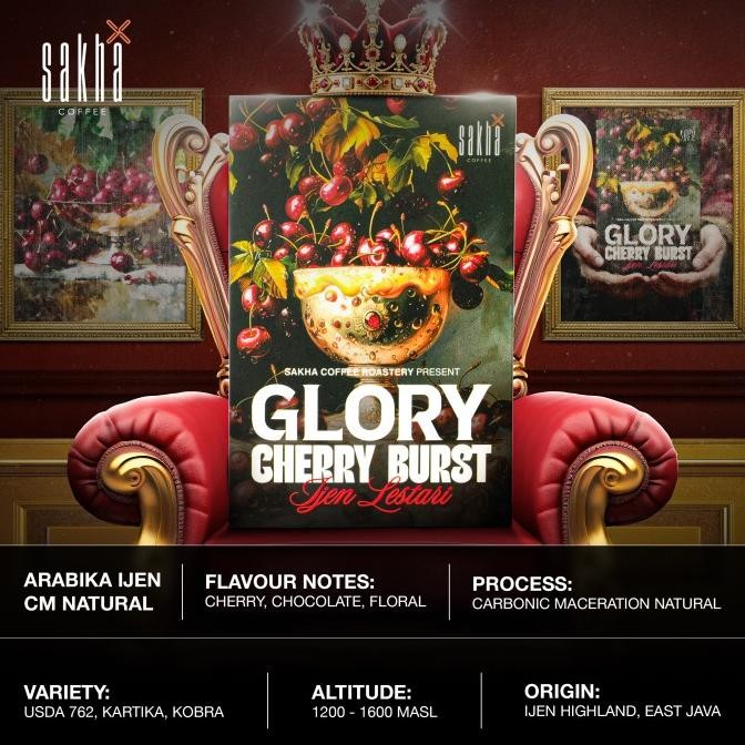 

GLORY CHERRY BURST IJEN LESTARI Biji Kopi Specialty Arabica Coffe Bean [terbaik]