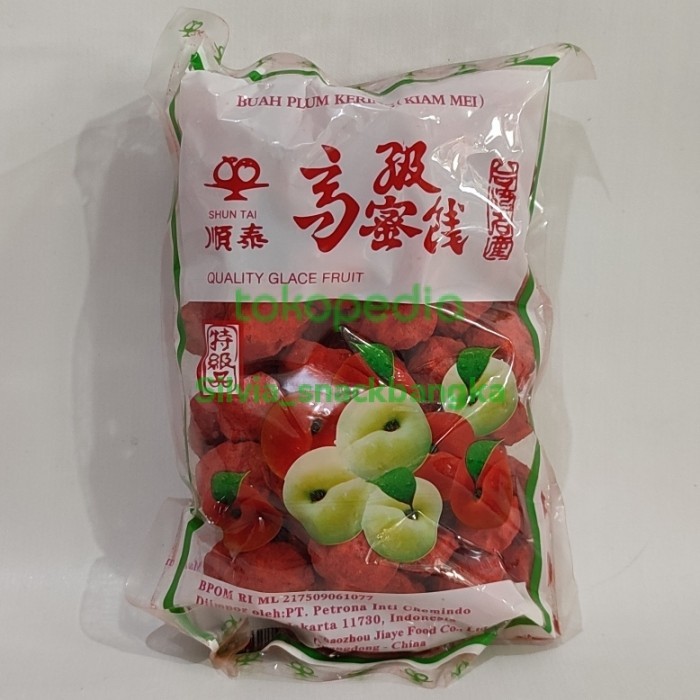 

Manisan Buah Plum Kering Kiam Mei Sonmoi Merah