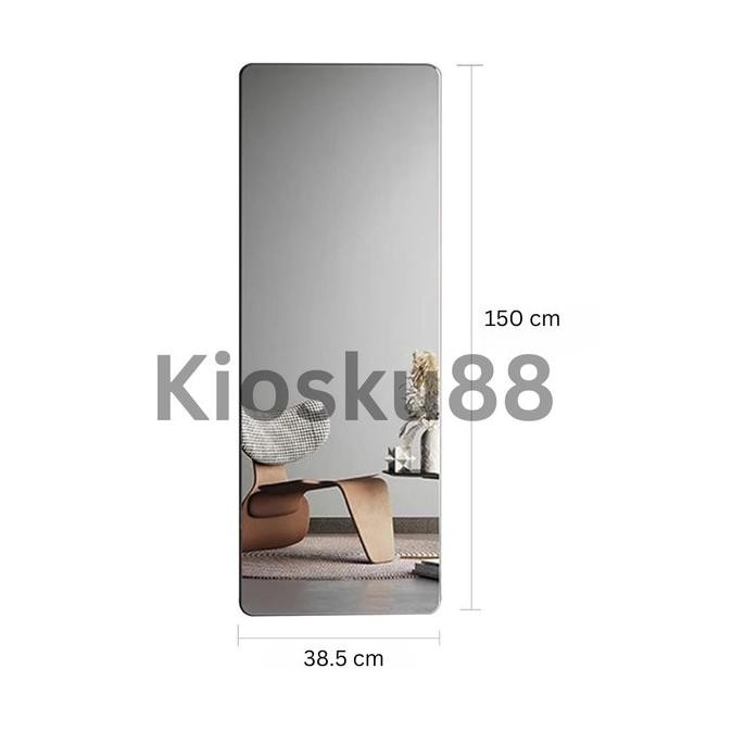 Terlaris Cermin Gantung Full Body Cermin Aesthetic Cermin Dinding Cermin Full Body Frameless Cermin 