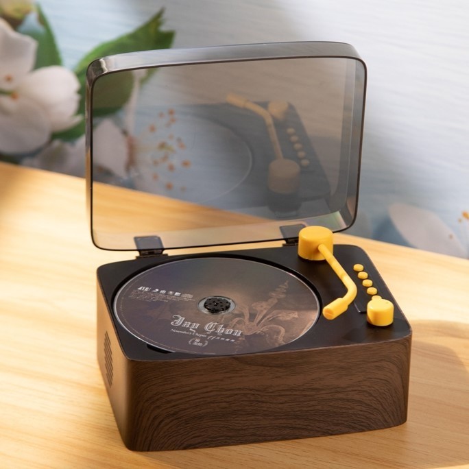 Portable CD Player Bluetooth Speaker Rechargeable Music Player KPOP