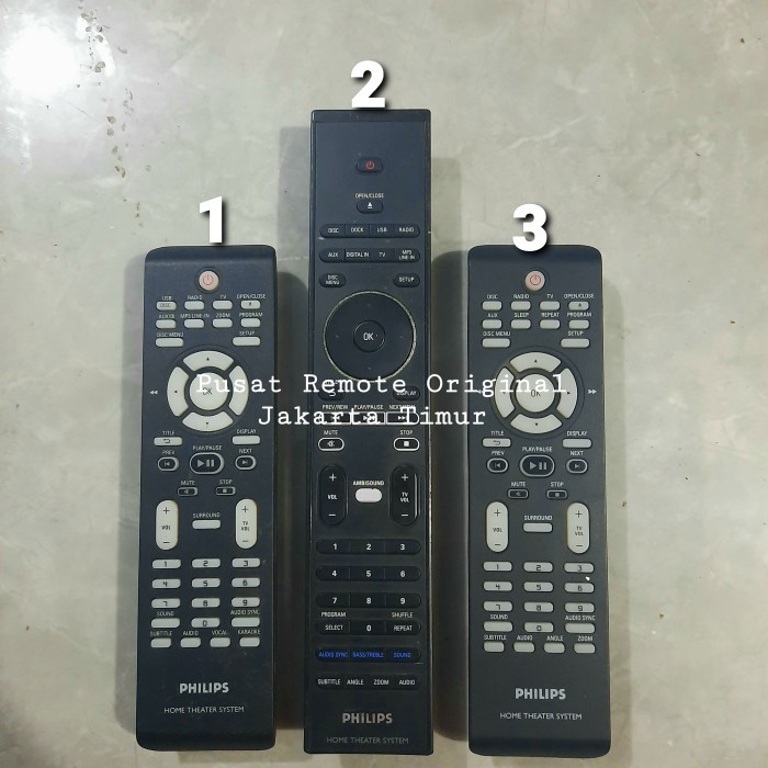 REMOTE REMOT HOME THEATER SYSTEM PHILIPS ORIGINAL ASLI