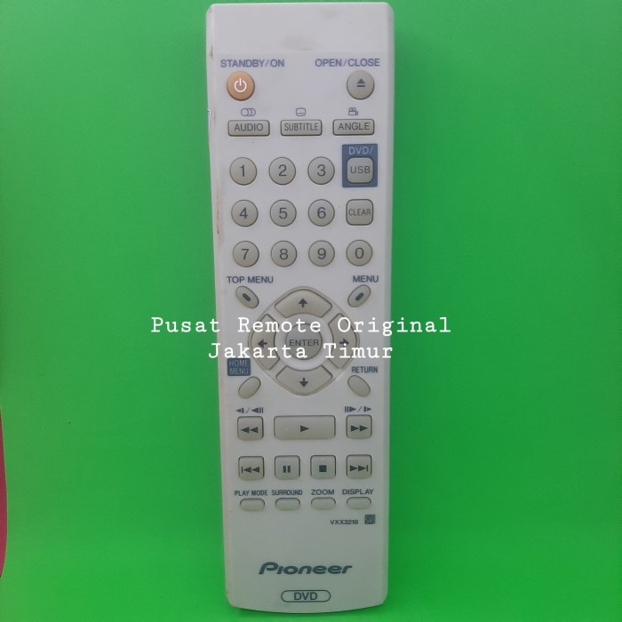 REMOTE REMOT DVD PLAYER PIONEER VXX3218 ORIGINAL