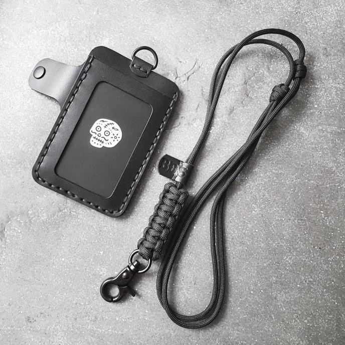 

BDS METRO LEATHER WALLET LANYARD ID CARD HOLDER , DOUBLE FUNCTION