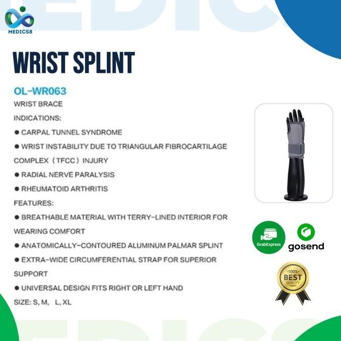 Wrist Splint - Belat Pergelangan Tangan