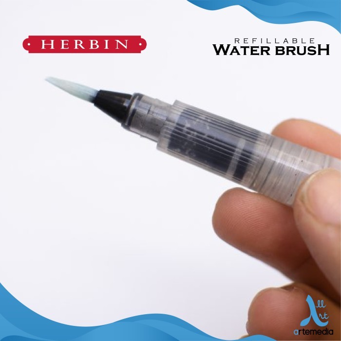 

HERBIN REFILLABLE WATER BRUSH PEN WATERCOLOR BOTOL KOSONG KUAS