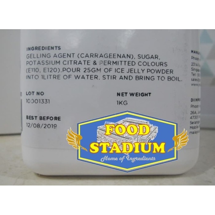 

HALAL Ice Jelly Powder by Redman, 1 kg