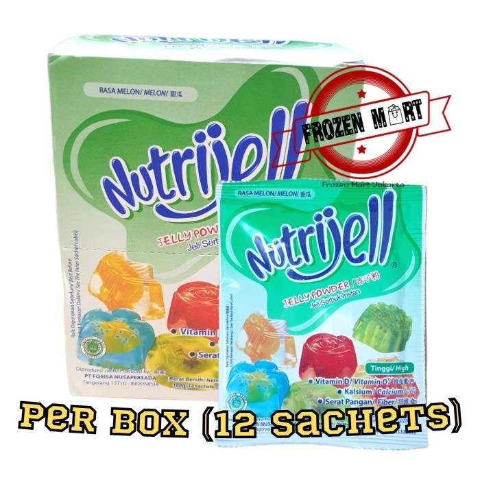 

NUTRIJELL Melon / Agar Agar Instant / Konnyaku Jelly Powder 15 Gr