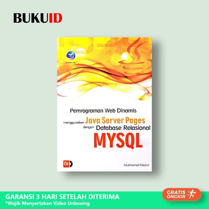 

BERGARANSI PEMROGRAMAN WEB DINAMIS MENGGUNAKAN JAVA SERVER PAGES DENGAN DATABASE