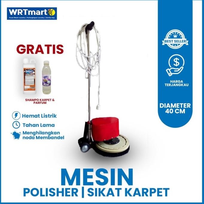 CO Mesin Polisher Alat Sikat Karpet Laundry rakitan Murah Daya Listrik