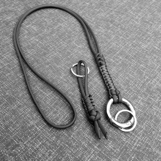 

LANYARD PARACORD ID CARD O RING PARACORDISTIC JMATE AIBOU