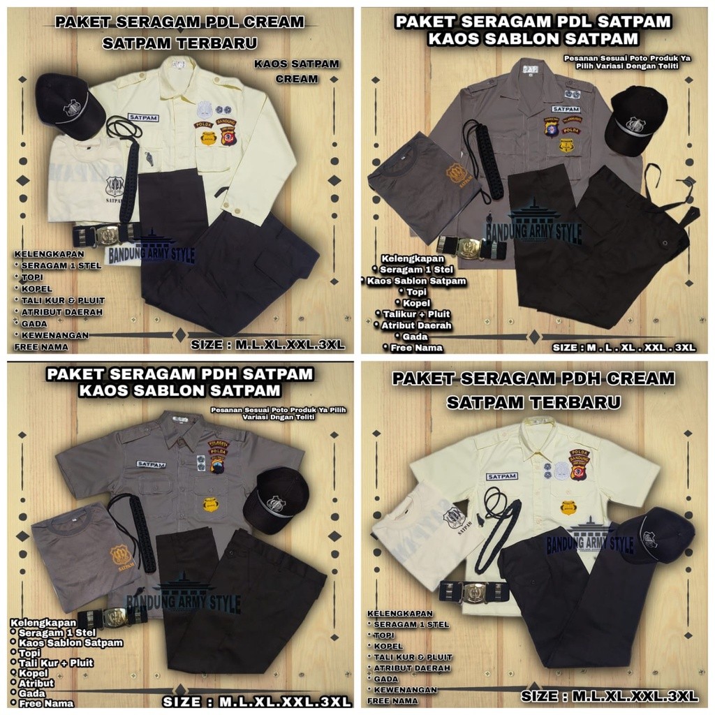 Trending Saat Ini  Seragam Security Terbaru / Seragam Pdh Terbaru Lengkap / Seragam Security