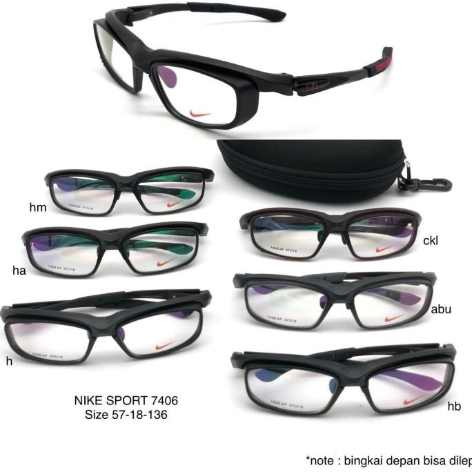 Frame Kacamata Sporty NIKE 7406 AF Sport Terlaris