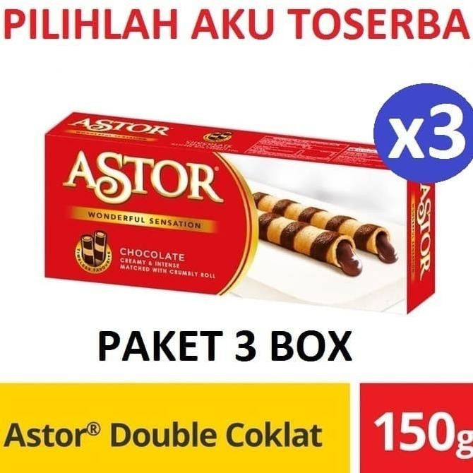 

New Astor Coklat 150 Gr / Astor Waferstick Coklat 150 Gr - (Harga 3 Box) Terbaik