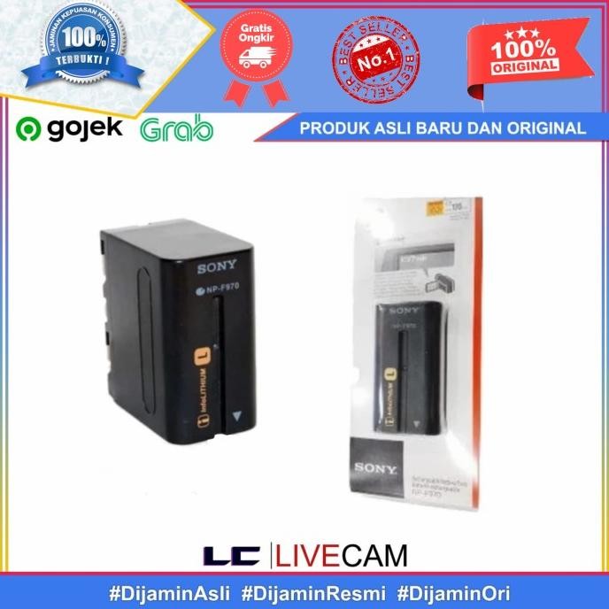 Baterai Original Np-F970 /Baterai Sony Np-F970 New Stok