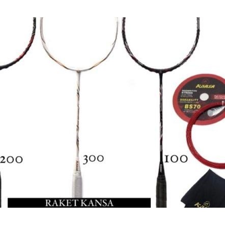 Raket badminton Kansa Tornado 100 200 Terlaris