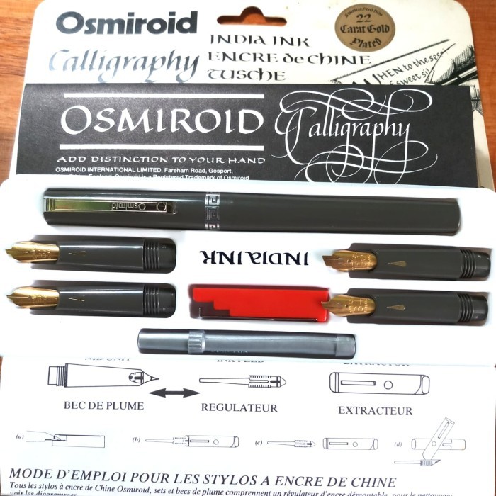 

OSMIROID CALLIGRAPHY PEN SET / PULPEN KALIGRAFI