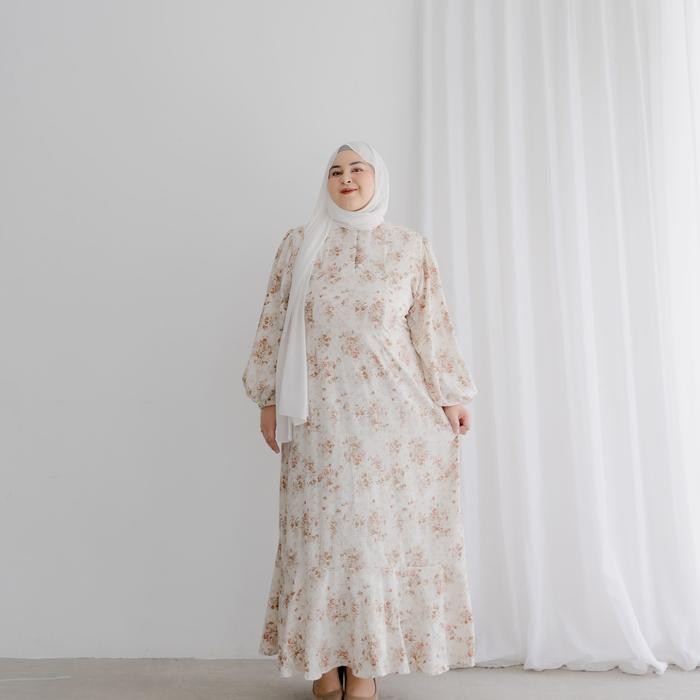 Naomi Floral Dress Dress Bigsize Jumbo Hijab