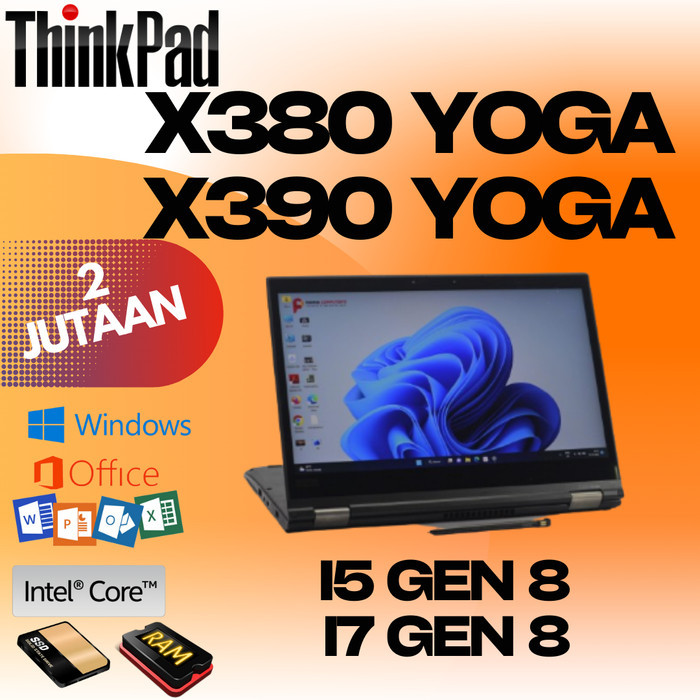 Lenovo Thinkpad Yoga X380 2In1 Touch I5 8250 8Gb