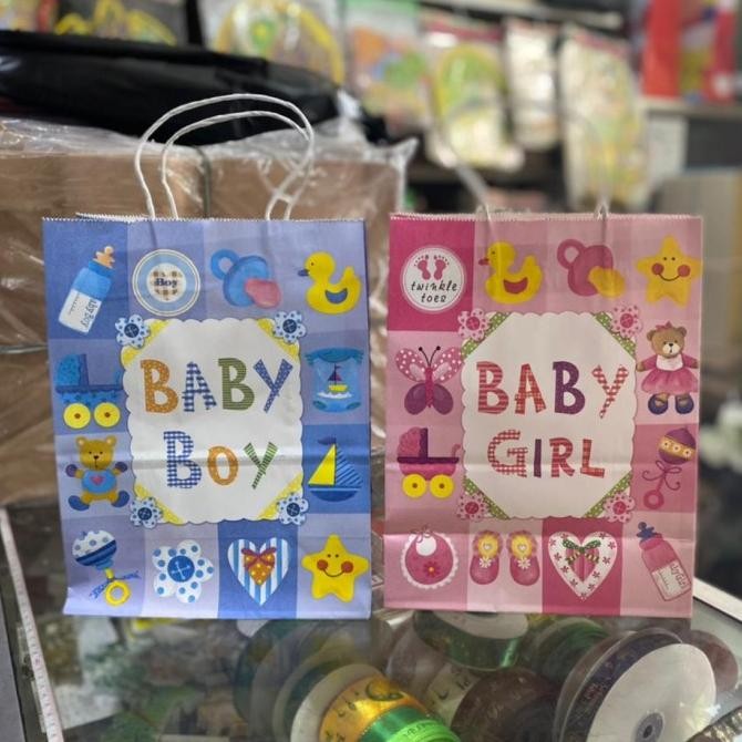 

$$$$] Paper Bag, Goodie Bag Baby, Paper Bag Import Lucu