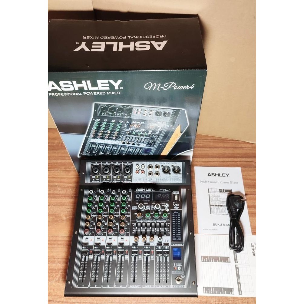 Grosir Power Mixer Ashley Mpower 4 Power Ampli Mixer Ashley M Power4 4Channel
